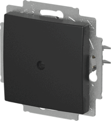 Busch Jaeger 2CKA001715A0321 - blinddeksel incl. draagframe Balance SI zwart mat (2538-915)
