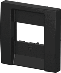 Busch Jaeger 2CKA001724A4468 - centraalplaat USB / luidspreker Balance SI zwart mat (2539-915)