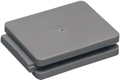 ABB Installatiedozen en -kasten 1SPA007138F9100 - Blind inzetstuk voor kabeldoos 3640 gerecycled kunststof