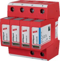 DEHN 952310 - guard M 4-polige type 2 overspanningsbeveiliging voor TT- en TN-S-systemen