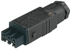 Belden 932140100 - ICON Connectoren - Rechthoekige conn. (industrieconn.) koppcstop stak3n zw - 932140100