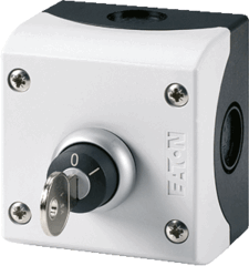 Eaton 216526 - Sleutelschakelaar, 1M+1V, 2 standen, opbouw