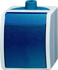 Busch Jaeger 2CKA001085A1638 - schakelaar wissel opbouw IP44 ocean met M20 invoer