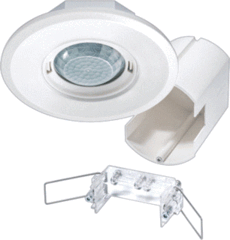ESYLUX EP10428555 - plafondaanwezigheidssensor pd-flat-e 360i/8 round white