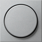 Gira 065026 - inzplaat+knop dimmer aluminium 55