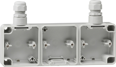 Gira 008335 - bodemdeel 3-voudig 2xm20 waterdicht