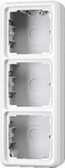 Jung CD583AWW - opbouwkap 3-voud alpine wit cd