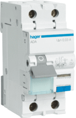 Hager ADA916G - haco 1p+n 30ma 16a b-kar.