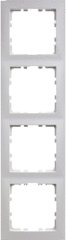 Berker 10149909 - afdekraam 4-voudig polar wit mat s1