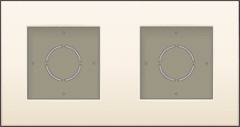 Niko 100-80200 - opbouwdoos 2-voudig creme