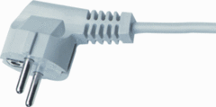 Hk Electric 517400008 - aansluitsnoer vmvl 3x0.75 wit 3mtr