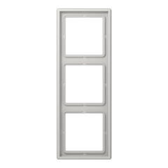 Jung LS983LG - ls 983 lg - afdekraam 3-voudig lichtgrijs ls990