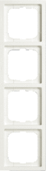 Busch Jaeger 2CKA001754A4417 - afdekraam 4-voudig 1724-884k mat wit future