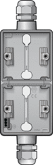 Niko 700-84261 - waterdichte onderbak 2-voudig vertikaal 2xm20 hydro