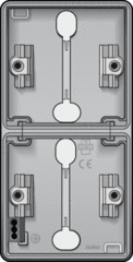 Niko 700-83201 - waterdichte onderbak 2-voudig tule hydro