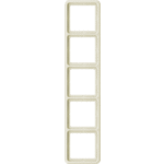 Jung CD585W - cd 585 w - afdekraam 5-voudig creme wit cd585w