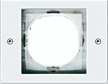 Gira 021166 - afdekraam 1-v wit tx44